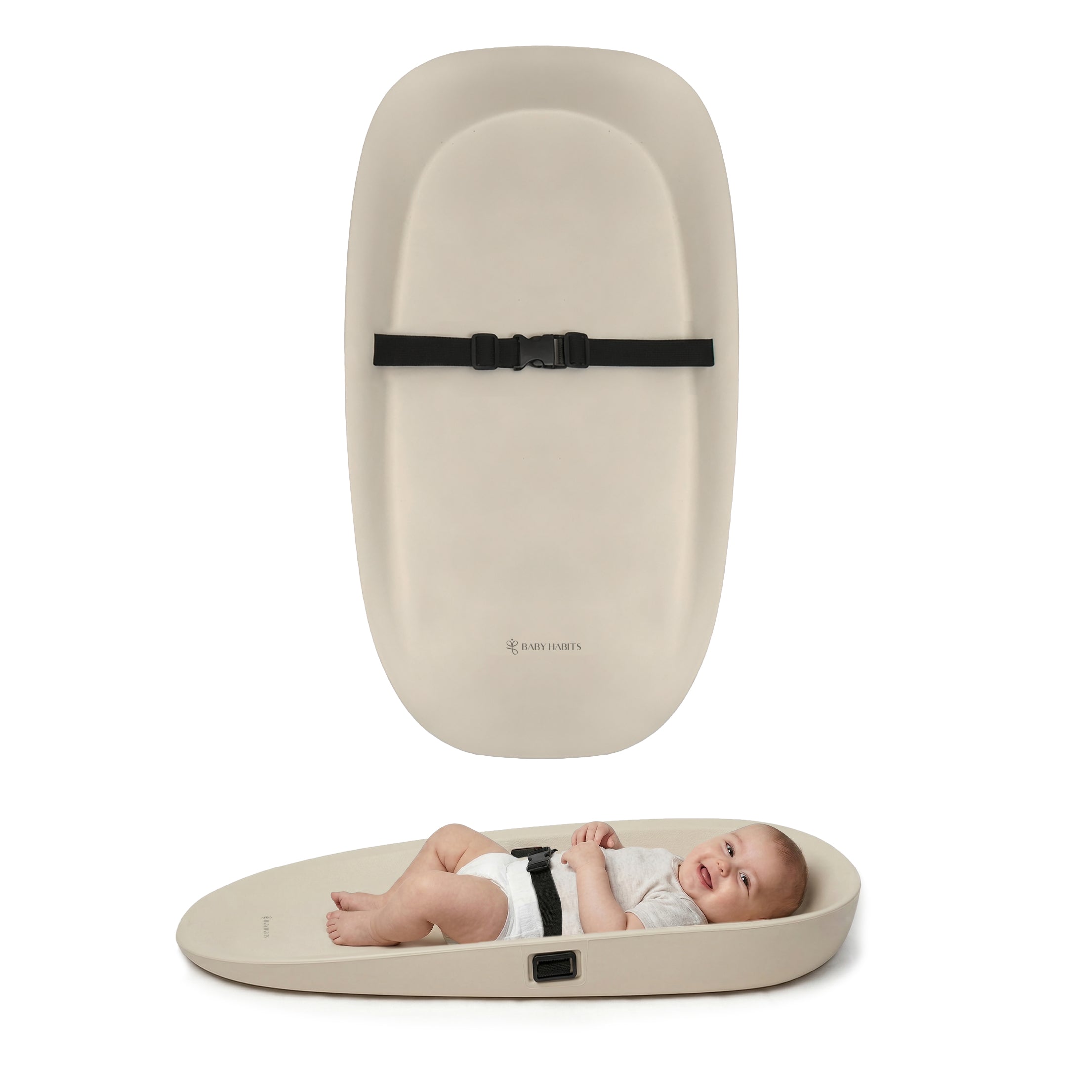 Baby Habits Verschoonkussen en Aankleedkussen met Veiligheidsband